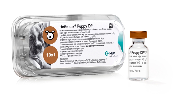 Нобивак® Puppy DP (Nobivac® Puppy DP) - MSD Animal Health Russia